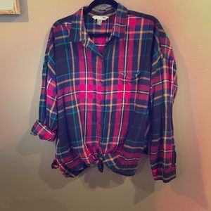 Old navy boyfriend fit flannel